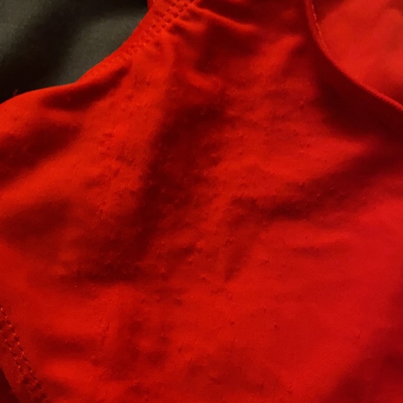 COPY - Red Baywatch One Piece Bathing suit swimwear - Picture 3 of 5